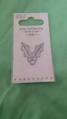 £1.59 • Buy Simply Creative Steel Cutting Die - Holly SCDIE163X21