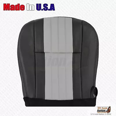 2003 Ford F150 Harley Davidson Driver Bottom Leather Seat Cover Black & Gray • $114.49