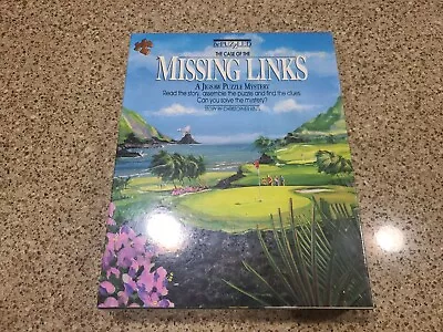 The Case Of The Missing Links Golf Game Jigsaw Puzzle 500 Pc. Brand NEW Sealed • $19.95