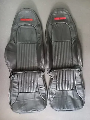 For Chevy Corvette C5- Z06 Synthetic Leather Seat Cover (1997 To 2004) Black • $332.67