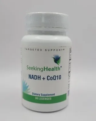 Seeking Health Nadh + CoQ10 - 30 Lozenges - New Sealed Bottle • $29.99