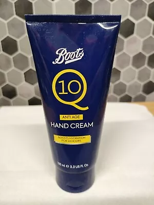 Boots Q10 Anti AGE Hand Cream 100ML BOOST HYDRATION FOR 24 HOURS • £7.99