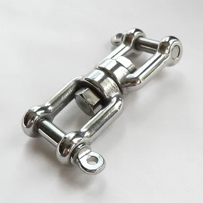 $21 • Buy 1/2  316 Stainless Steel Boat Anchor Connector Swivel Jaw - Jaw WLL 3,300 Lb