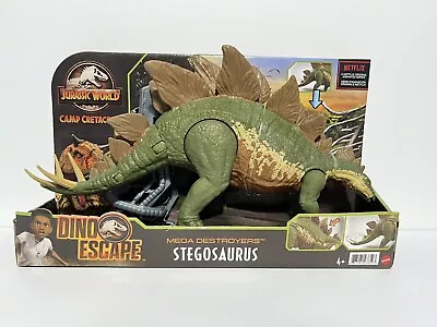 Jurassic World Dino Escape Mega Destroyers Stegosaurus 2021 Mattel SEALED • $23.99