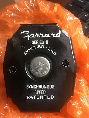 Garrard Series II Synchro Lab Turntable Motor Parts Or Repair READ DESCRIPTION • $25