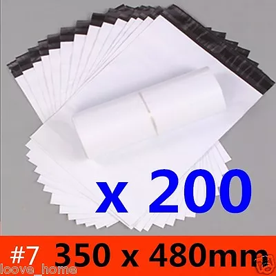 200x 350x480mm Plastic Satchel Courier Poly Mailer Self Sealing Mailing Post Bag • $34.55