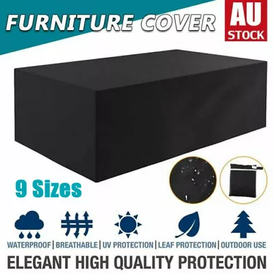 $11.79 • Buy Waterproof Outdoor Furniture Cover Yard UV Garden Table Sofa Chair Protector AU