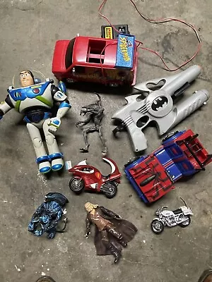 Vintage 90s Y2K Toy Lot Spawn Batman Toy Story Buzz Lightyear Spider-Man  • $0.99