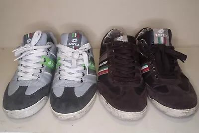 2 Pairs Lotto Mens Trainers Both Size UK 7.5  Please Read Notes & See Pictures • £9.99