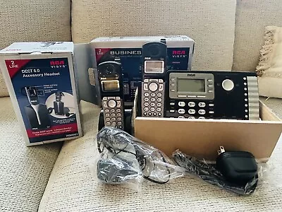 RCA ViSYS 25212 2-Line Business Digital Cordless Multi-Handset System/headset • $149.99