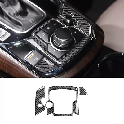 3Pcs For Mazda CX-9 2016-2022 Carbon Fiber Interior Radio Control Cover Trim • $11.90