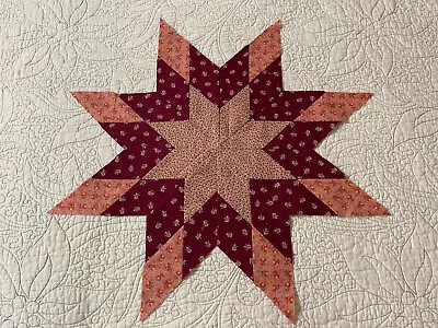 $9.99 • Buy Lone Star Patchwork Quilt Top / Unfinished #0895G-10