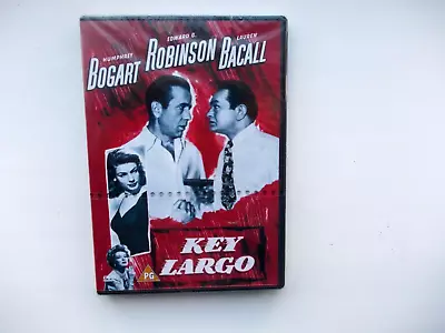 Key Largo (DVD) Humphrey BogartEdward G. RobinsonLauren Bacall NEW & SEALED • £3.99