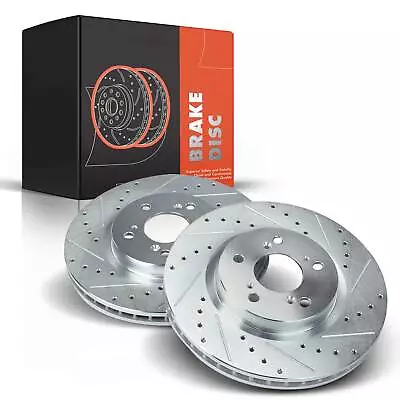 Front Drilled Brake Rotors For Acura RL 2005 2006 2007 2008-2011 2012 V6 3.5L • $104.99