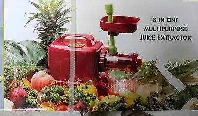 $535+Masticating Cold Press Fruit Vegetable Juicer STEEL AUGER 6in1  Oscar Korea • $249.99