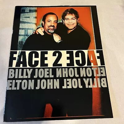 Billy Joel Elton John Face 2 Face 2001 Concert Tour Official Program Book  • $13