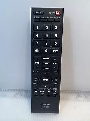 $8.93 • Buy TOSHIBA CT-90325 TV Remote Control 50L2300U 50L2200U 46L5200U 40L5200U 65HT2U