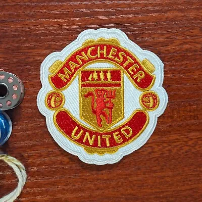 Manchester United Patch Premier League Man U FC Futbol Embroidered Iron On 3x3  • $6