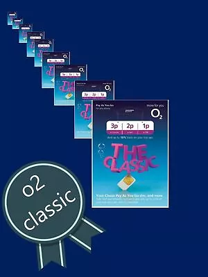 O2 Sim Card New And Sealed £0.99p @ Checkout Classic O2 Pay As You Go 02 O2 • £0.99