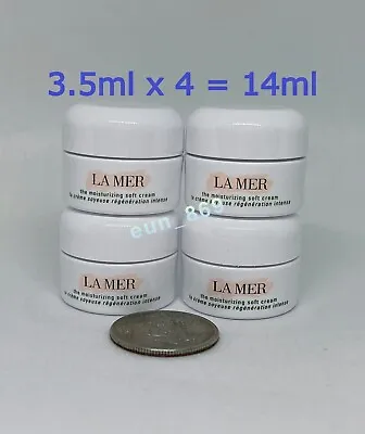 4 X La Mer The Moisturizing Soft Cream 0.11oz / 3.5ml Each Total 14ml New • $39.99