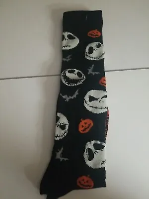 Nightmare Before Christmas The Pumpkin King Knee High Socks Unisex Adult New • $11.56