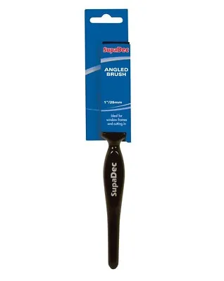 SupaDec Angled Paint Brush Cutting In Brush 1  25mm Ideal For Window Frames • £2.99