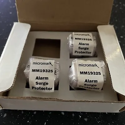 Micromark MM19325 Alarm Surge Protector X 3 New • £10