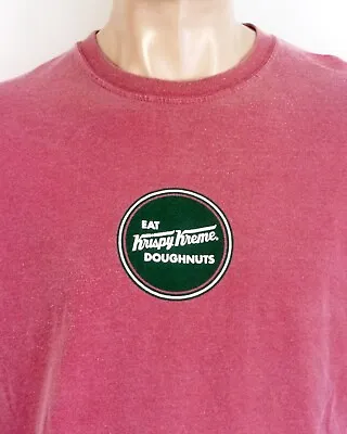 Vintage 90s 00s Y2K Comfort Colors Eat Krispy Kreme Doughnuts T-Shirt Donuts L • $43.19