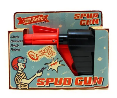 2 X Super Retro Spud Gun Potato Gun Fun For Outdoor And Indoor • £9.07