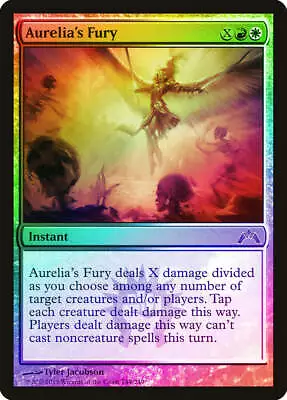 Aurelia's Fury FOIL Gatecrash NM White Red Mythic Rare MAGIC MTG CARD ABUGames • $8.89