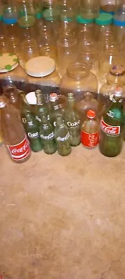 Old Glass Soda Bottles Lot • $10