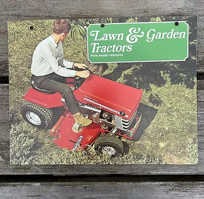 Massey Ferguson MF LGT Lawn And Garden Tractors Color Sales Brochure MF 7 10 12 • $34.99