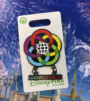 New 2023 Disney Parks Walt Disney World Epcot Center Harmonious Dangle Pin • $14.90