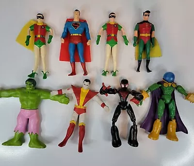 Lot Of 8 Marvel Bend-ems DC Bendables Figures - Just Toys Modern & Vintage  • $23.69