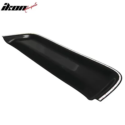 Universal Tape On Car Top Roof Spoiler Wing Rear Window Visor ABS Dark Smoke • $32.99