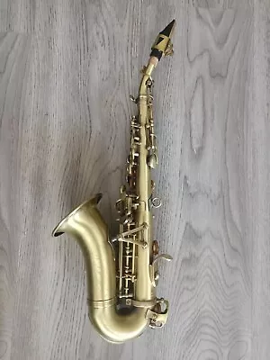 Eastern Music Mkvi Style Antique Curved Soprano Saxophone With Engraving • $429