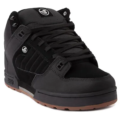 DVS Men'S Militia Black Black Gum Nubuck Hi Top Boot Shoes Clothing Apparel S • $206.49