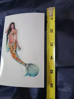 Mermaid Vinyl Sticker Koi Mermaid Cute Fantasy Renee Lavoie • $8