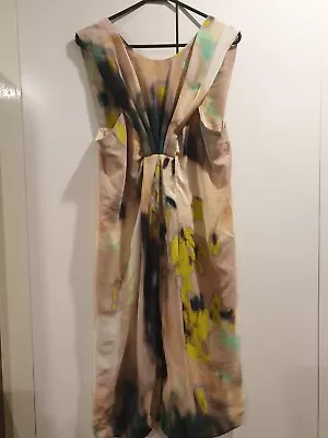 $149 • Buy Scanlan Theodore Silk Technicolour Dream Dress In Size 12 UK/AU EUC