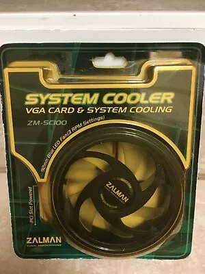 $74.95 • Buy Zalman ZM-SC100 VGA Card & System Cooling Fan - Great For 3dfx Cards! New! Rare!