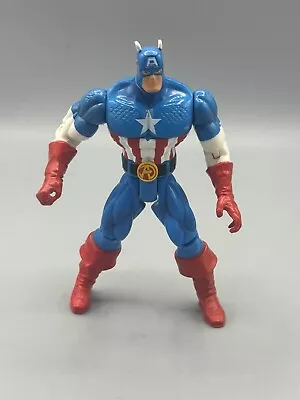 Avengers United They Stand Captain America ToyBiz Marvel 1999 Figure Figure Only • $10.99