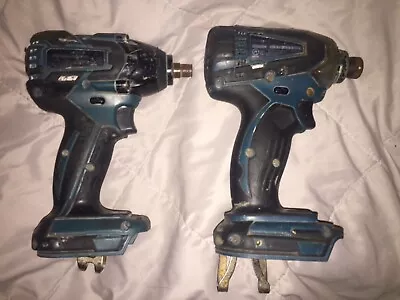 Lot Of 2 Makita Impact Driver XDT08 & LXDT04 For PARTS REPAIR • $45