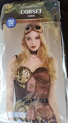 Amscan Steampunk Corset Bustier Cosplay Size S/M New In Package  • $10