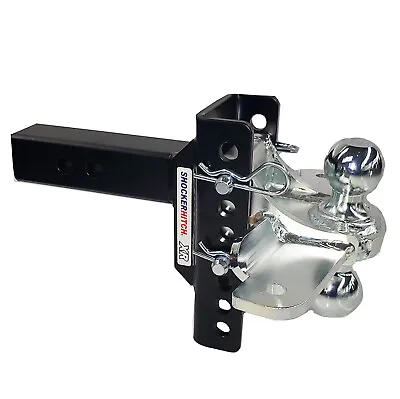 Refurbished Shocker XR Adjustable Drop Hitch With Combo Ball Mount With Sway ... • $210