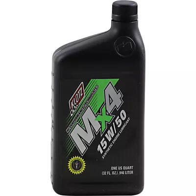 Klotz Oil MX4 Techniplate Synthetic 4-Stroke Motor Oil | 15W-50 | 1 Qt | KL-880 • $24.78