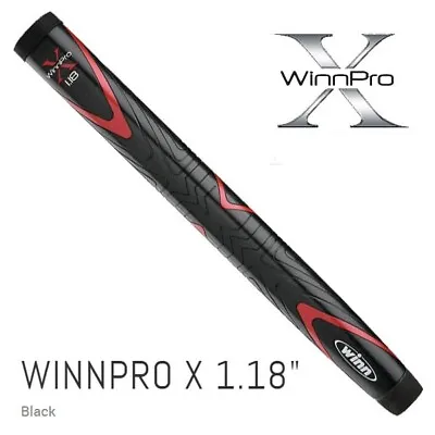 Winn Pro X 1.18  Black Putter Grip • $18.99