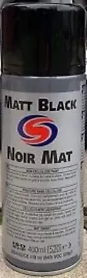 Autosmart Matt Black Paint 400ml - Non Cellulose SUITABLE FOR METAL & PLASTIC X1 • £8.50