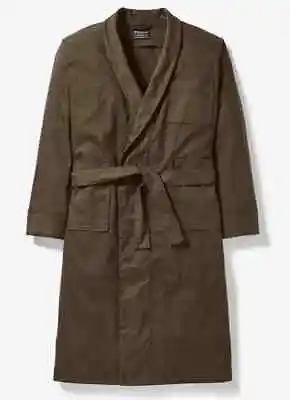 Filson Alaskan Guide Robe 20115428 Brown Flannel Solid Alaska MADE IN USA Dark • $119.99