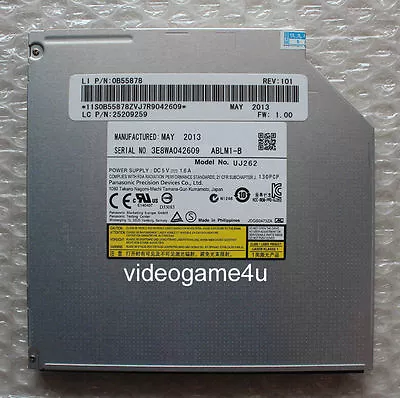 UJ262 Ultra Slim 9.5mm SATA 6X 3D Blu-ray Burner BD-RE DL Recorder Writer Drive • £70.79