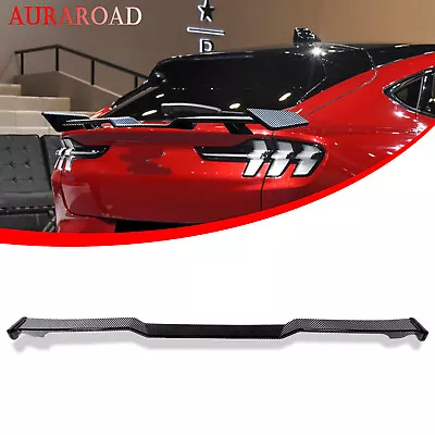 For 2021-2024 Ford Mustang Mach-E Rear Trunk Spoiler Wing Carbon Fiber Style • $79.99